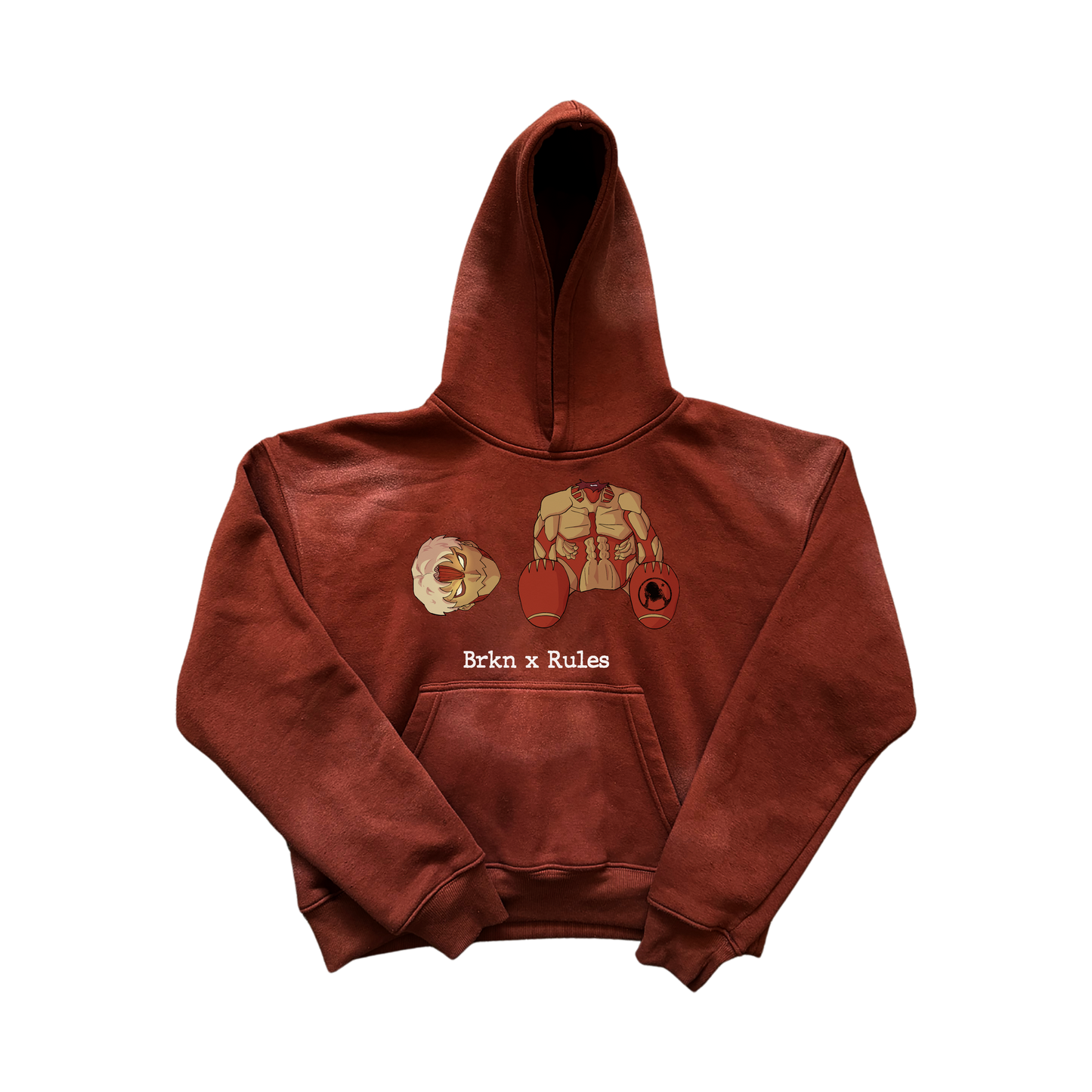 Bulletproof Titan - Brown Oversized Hoodie