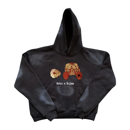 Bulletproof Titan - Brown Oversized Hoodie